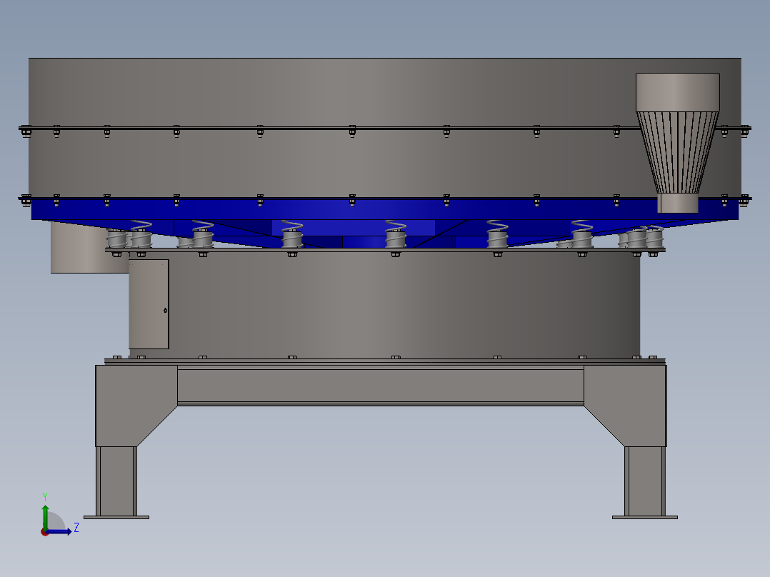 双层振动给料机 sw16左视图