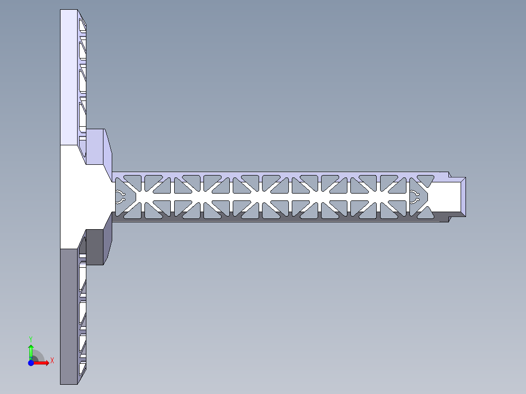 B3004633-耳机架 带线缆管理夹前视图