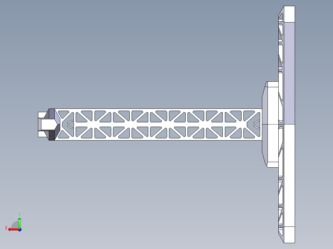 B3004633-耳机架 带线缆管理夹后视图