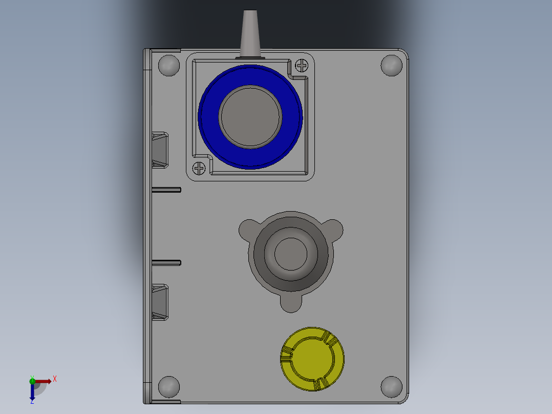 自动间歇式活塞润滑泵俯视图