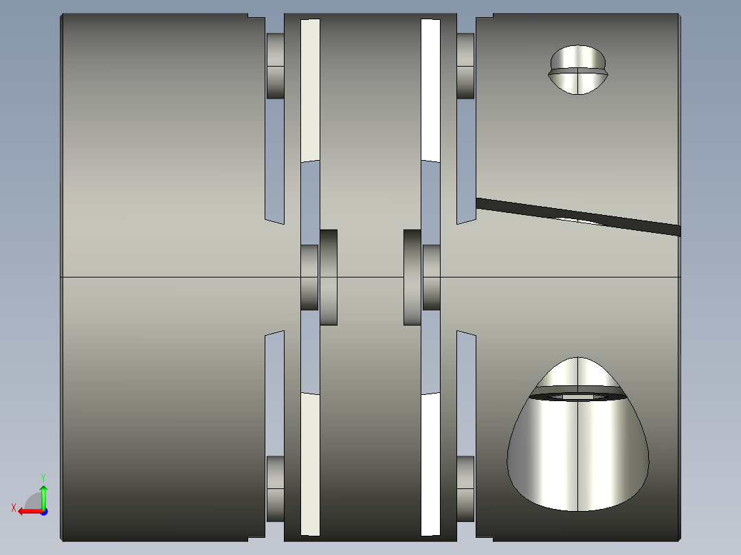 联轴器MCGLCWK40_15_15后视图