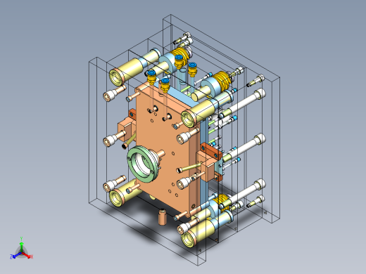 家用电蚊拍把手注塑模具设计