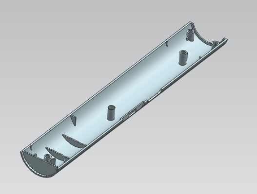 家用电蚊拍把手注塑模具设计