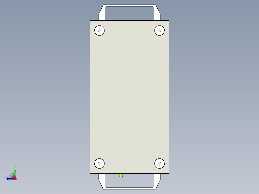 冲压件检具三维设计右视图