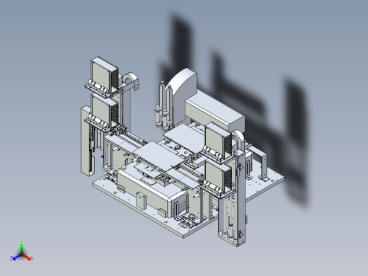 电路板自动上料+自动点胶设计