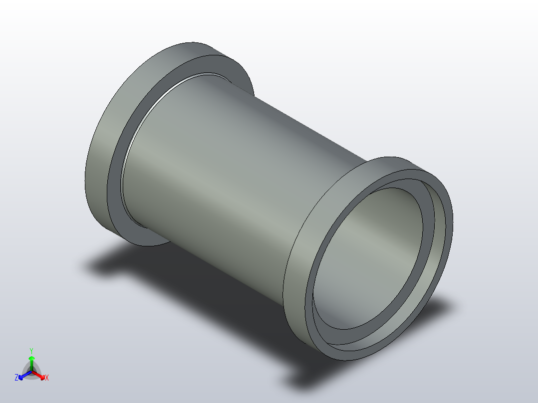 怡合达_直通配管 BLQ33-200主视图
