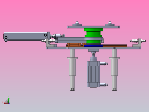 A7 气动顶升回转托盘机构后视缩略图