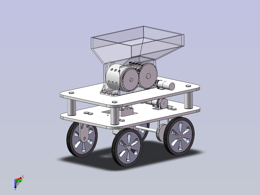 穴施式变量施肥装置主视图