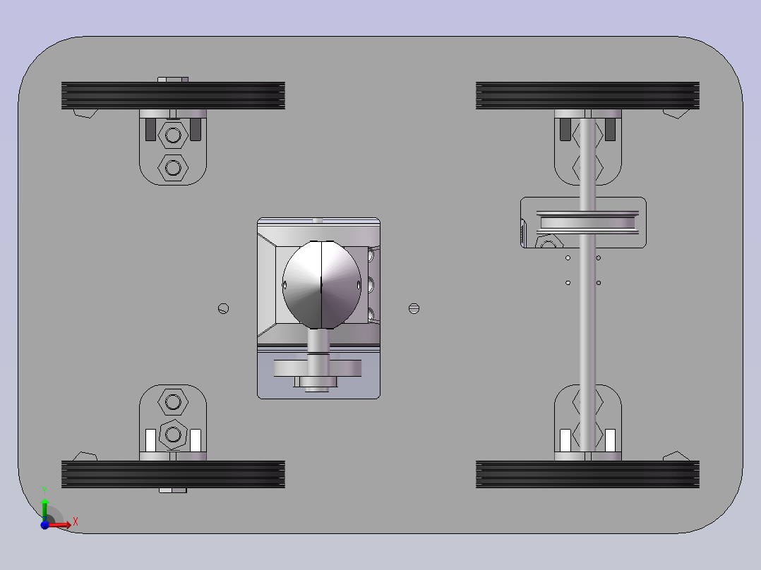 穴施式变量施肥装置前视图