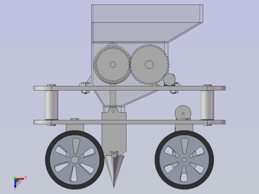 穴施式变量施肥装置俯视缩略图