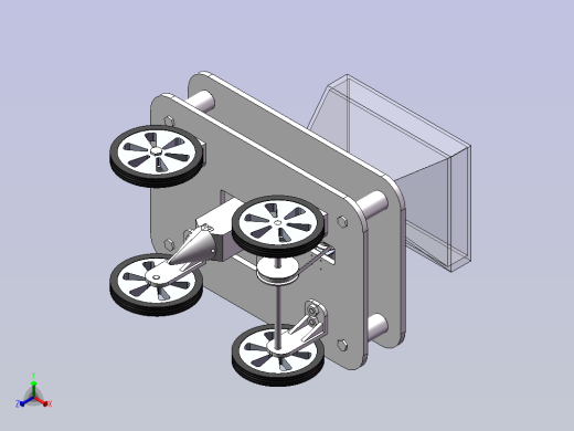 穴施式变量施肥装置正等轴测缩略图