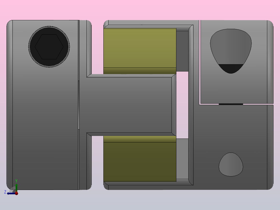 ALS-014～030[ALS-014-4B-6B]联轴器右视图