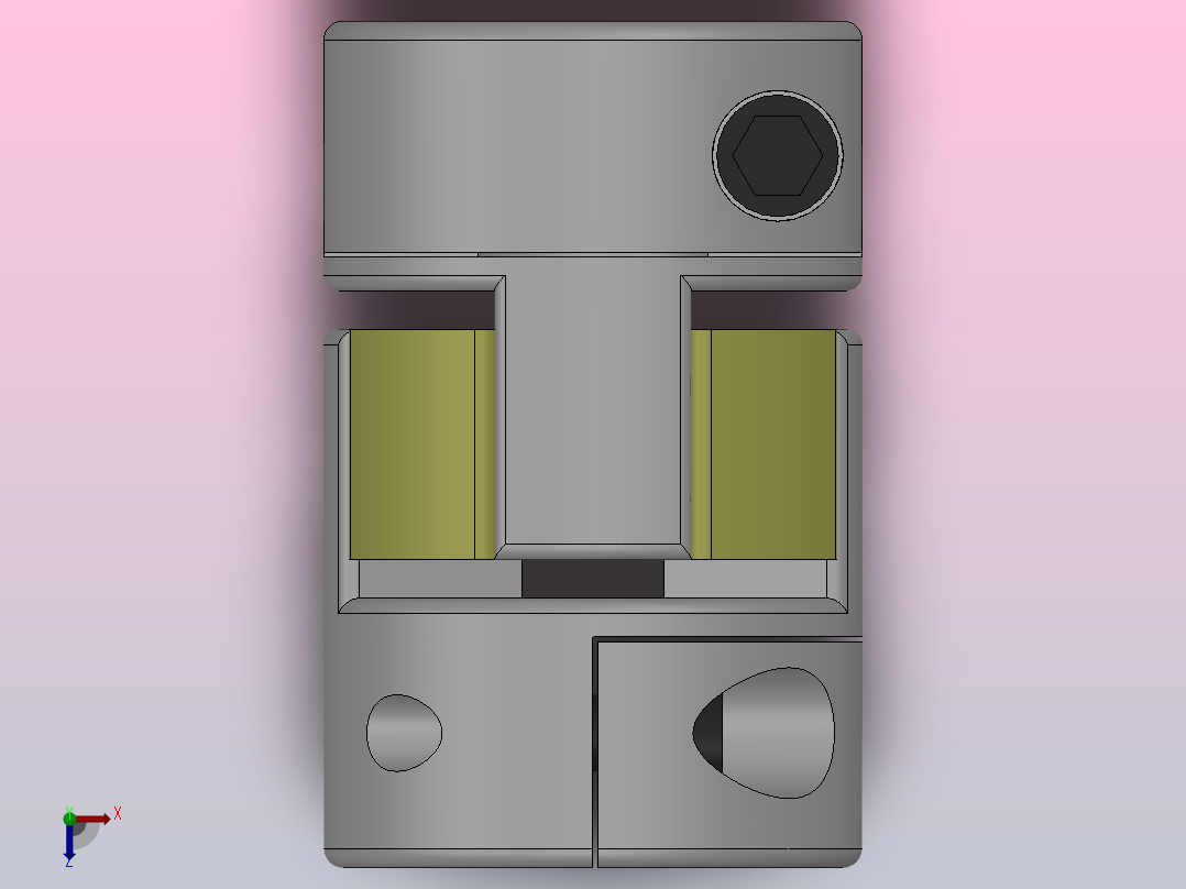 ALS-014～030[ALS-014-4B-6B]联轴器俯视图