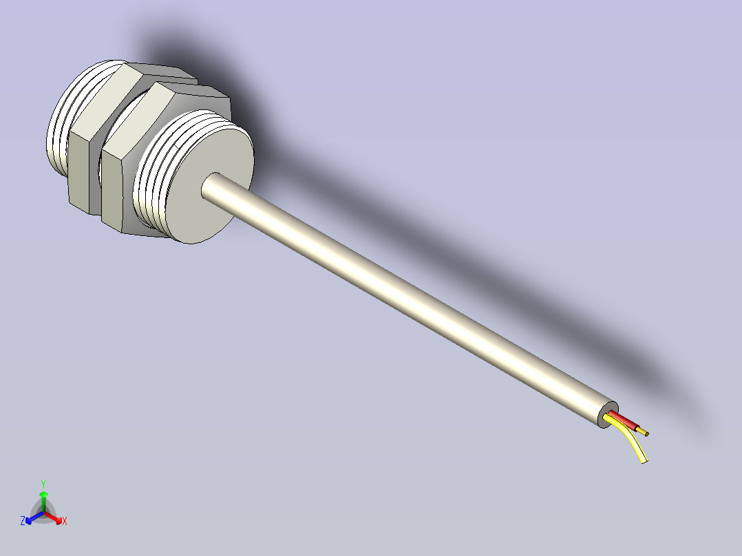 深浦接近传感器 DK-H114正等轴测图