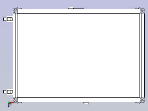 超声波检测仪柜三维模型俯视缩略图