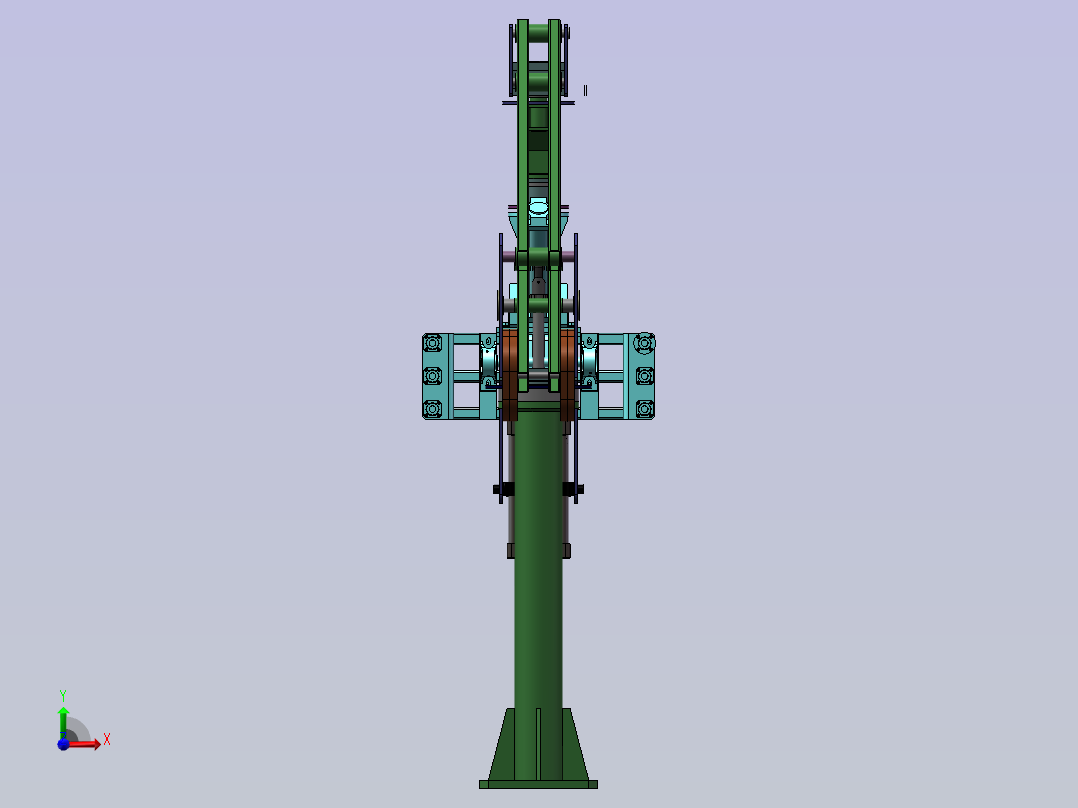 助力机械手翻转夹具 1444019==wb50前视图