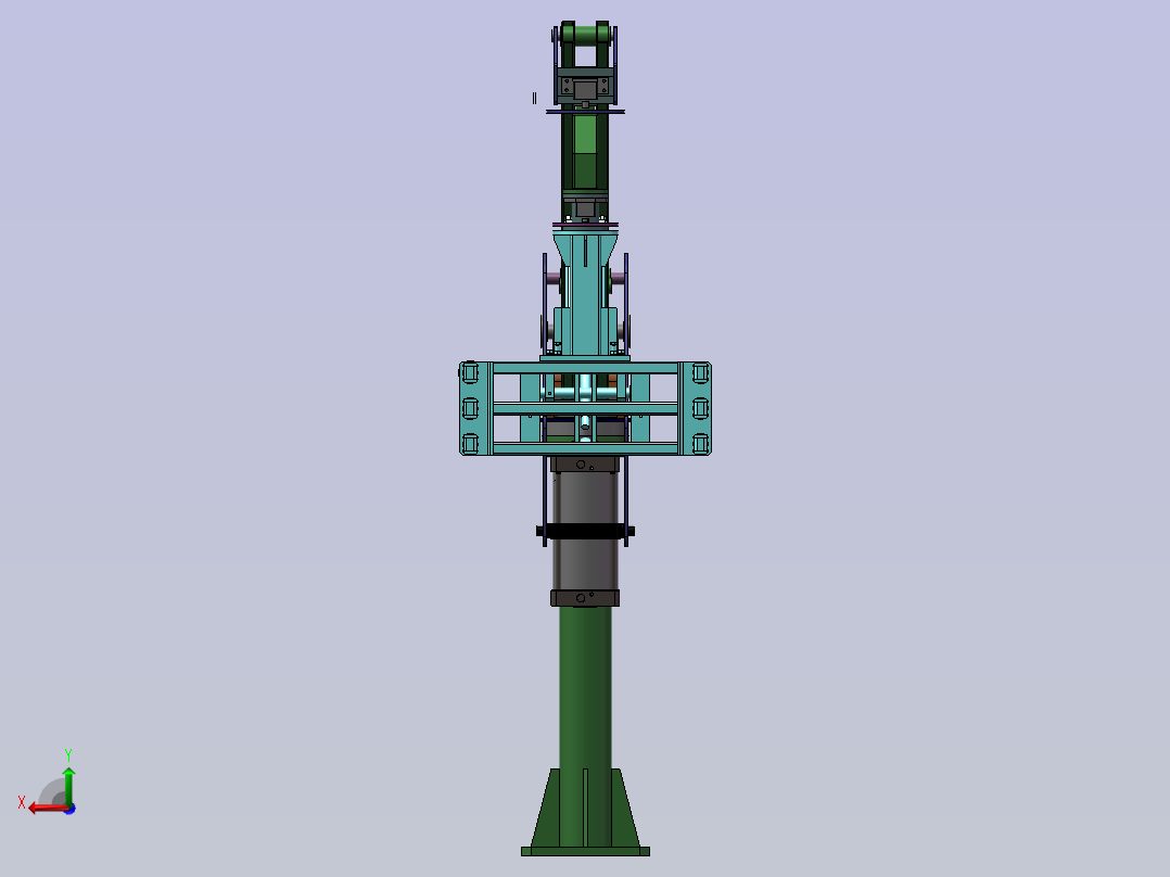 助力机械手翻转夹具 1444019==wb50后视图