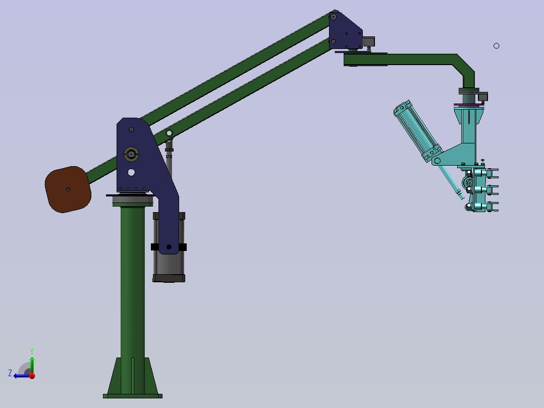 助力机械手翻转夹具 1444019==wb50右视图