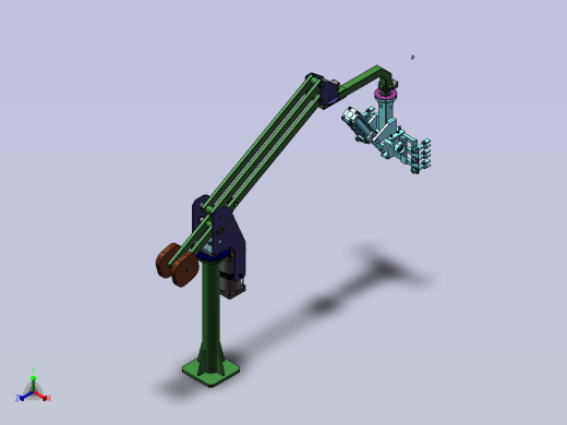助力机械手翻转夹具 1444019==wb50正等轴测缩略图