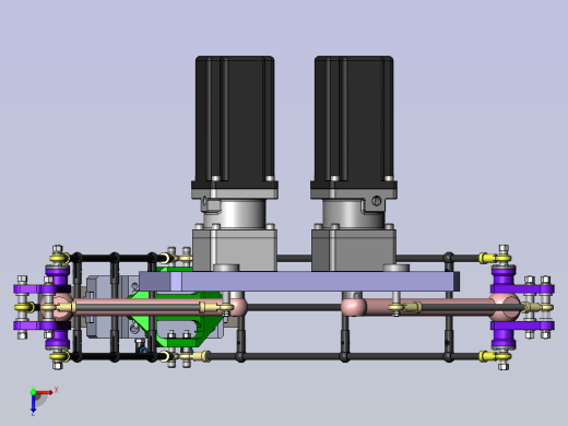 双自由度并联机械手--959334--500俯视缩略图