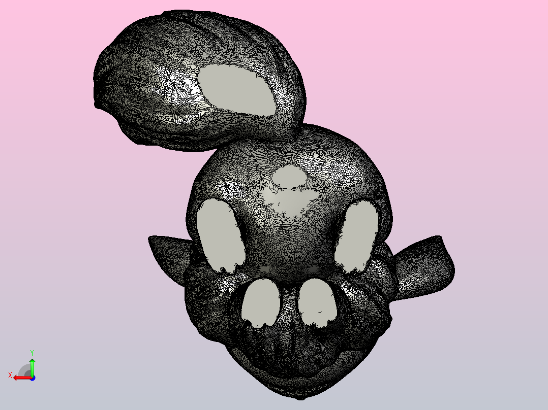 Eevee(口袋妖怪)后视图