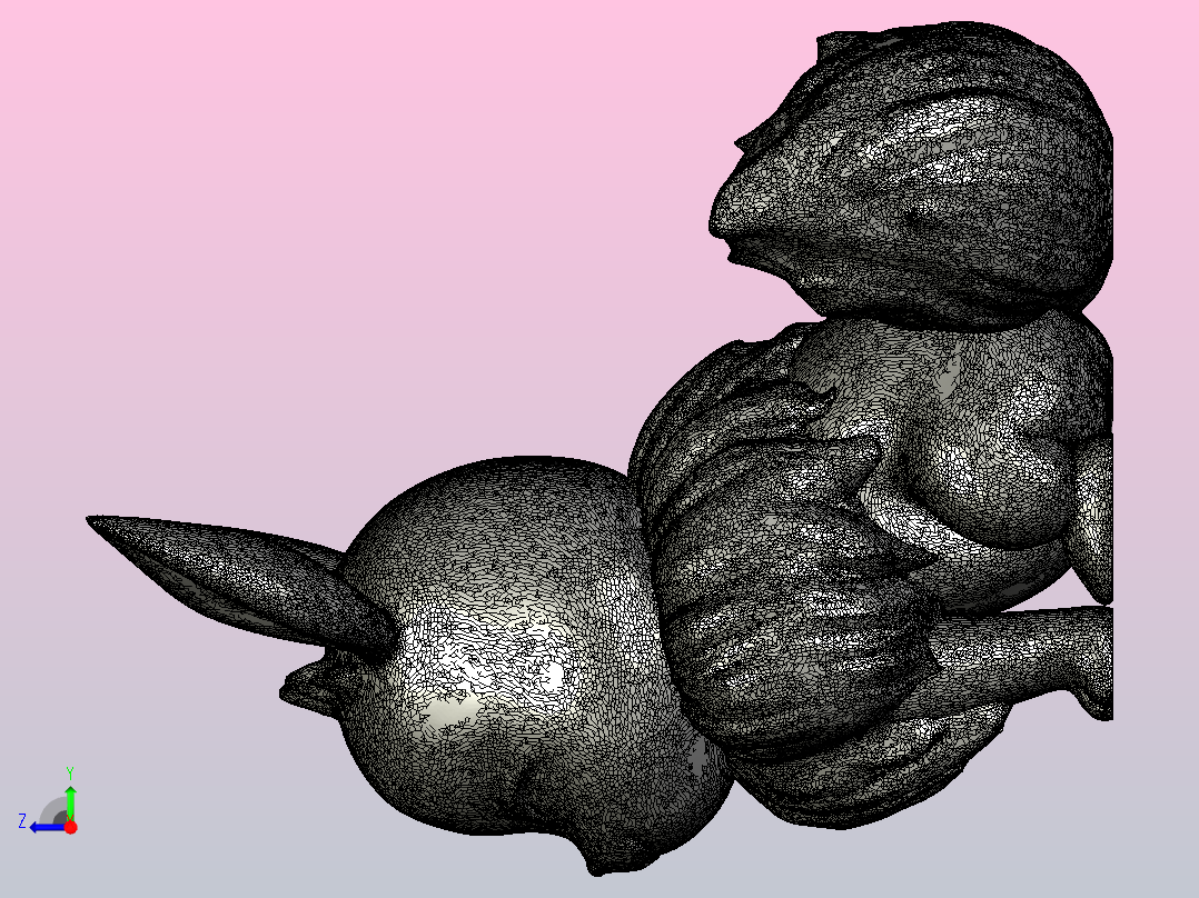 Eevee(口袋妖怪)右视图