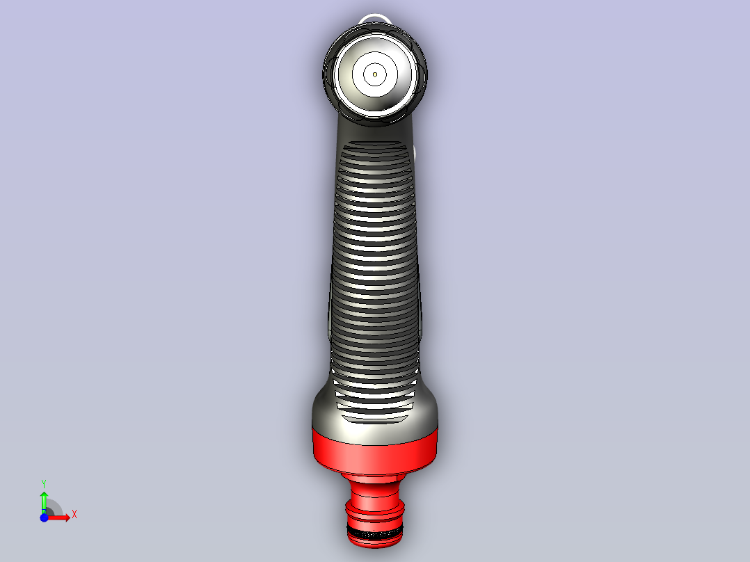 高压塑料水枪前视图