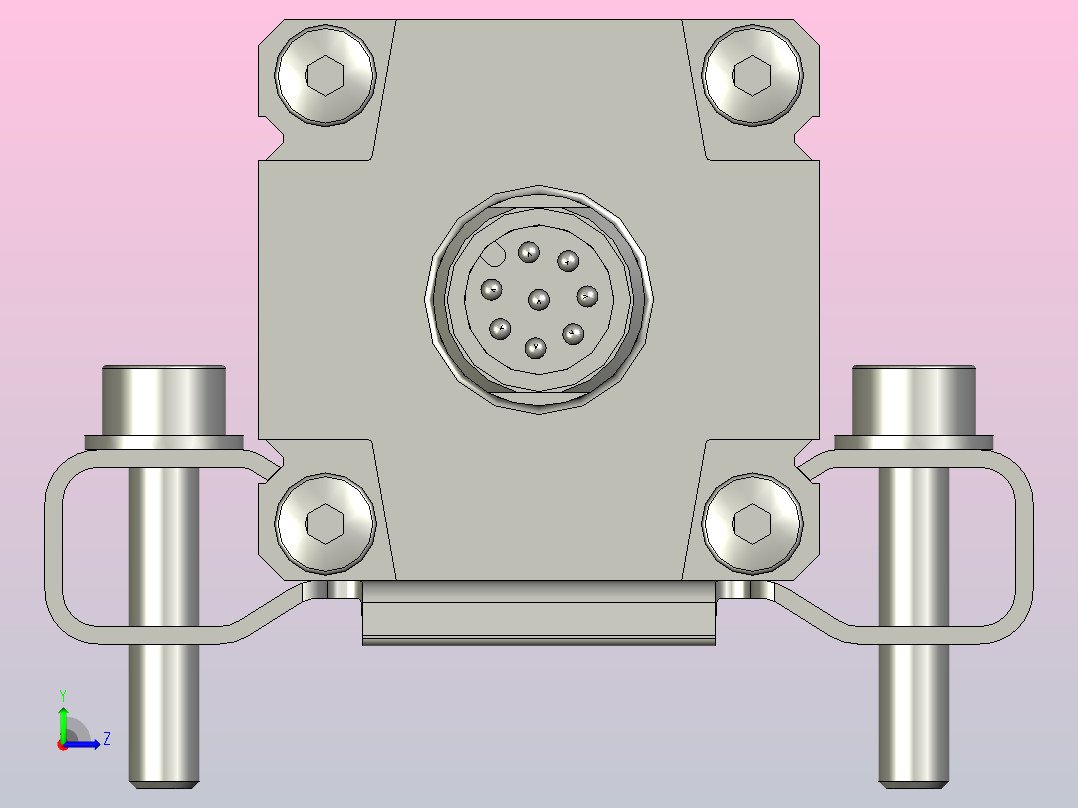 巴鲁夫微脉冲位移传感器左视图