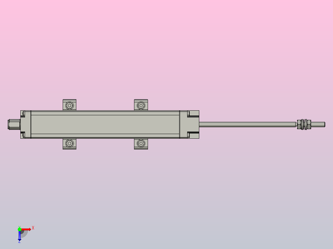巴鲁夫微脉冲位移传感器俯视图