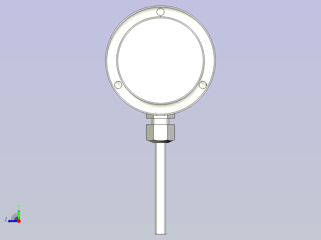A0005131-EMS50-10kN应变片膜力传感器  载荷传感器右视图