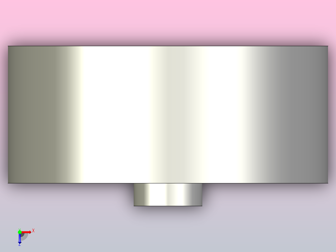 Φ32对夹式止回阀俯视图