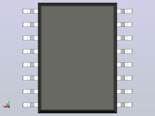 106x SOIC 封装（小外形集成电路）SOIC127P1032X264-16N后视缩略图