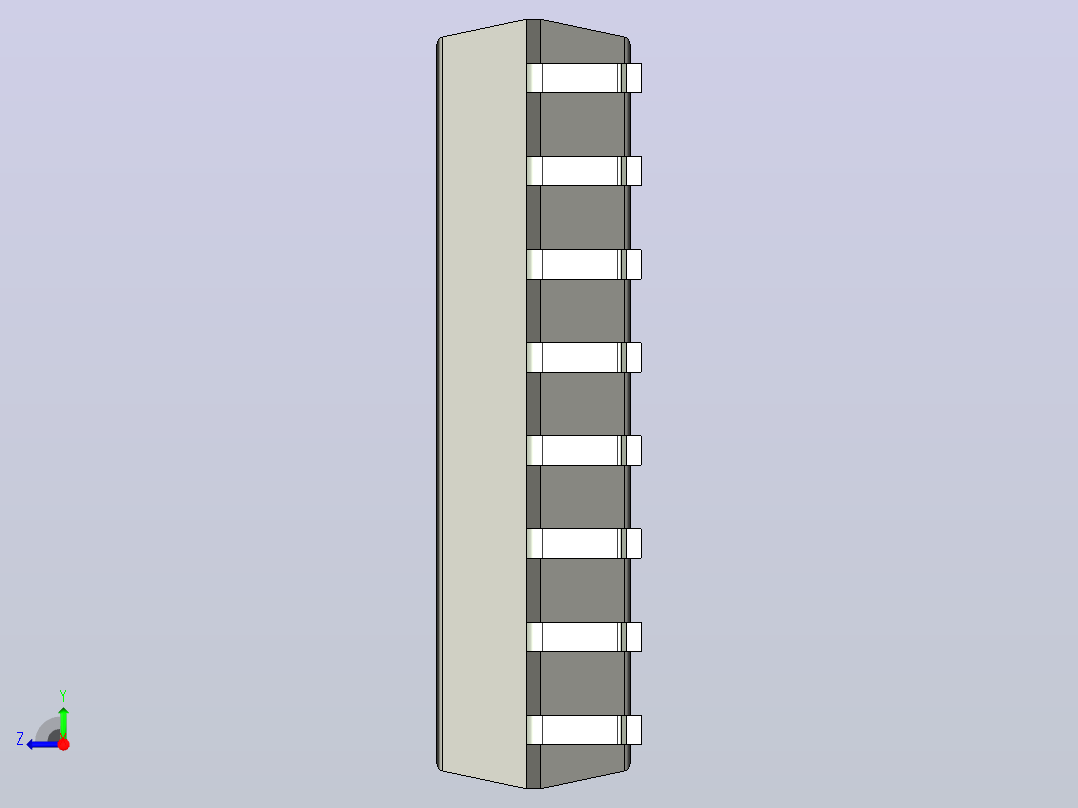 106x SOIC 封装（小外形集成电路）SOIC127P1032X264-16N右视图
