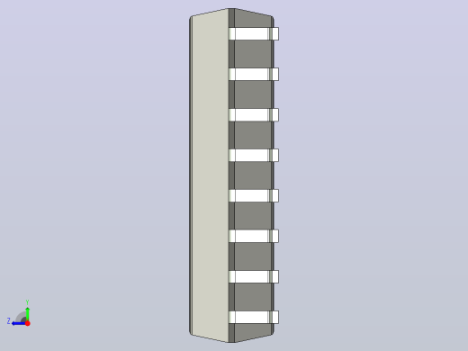 106x SOIC 封装（小外形集成电路）SOIC127P1032X264-16N右视缩略图