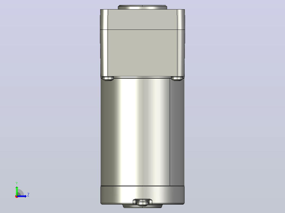 Z2D15W配2GNL型齿轮箱整机-77机壳内置左视图
