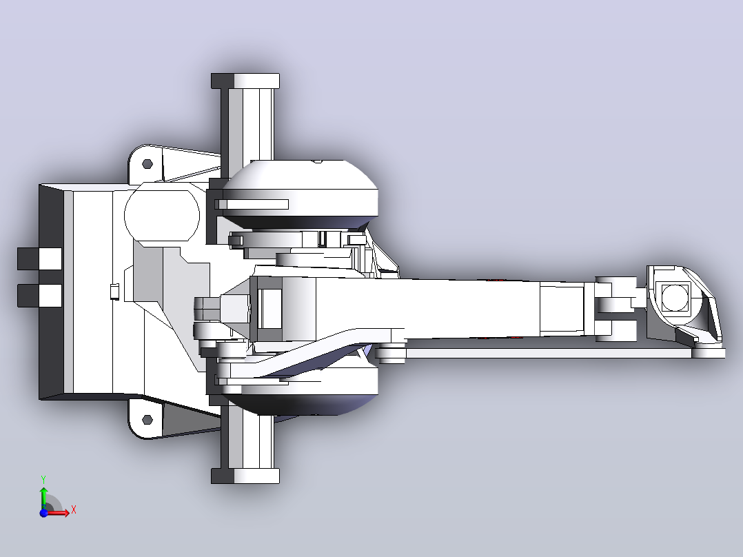 rb260-m2004四轴关节可运动码垛机器人前视图
