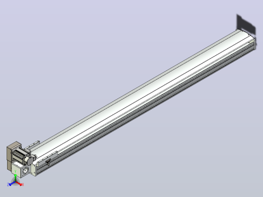 皮带直线轴半封闭可选导轨TPA-HNB-220D-176-L2200-LU-C-P1K-N3