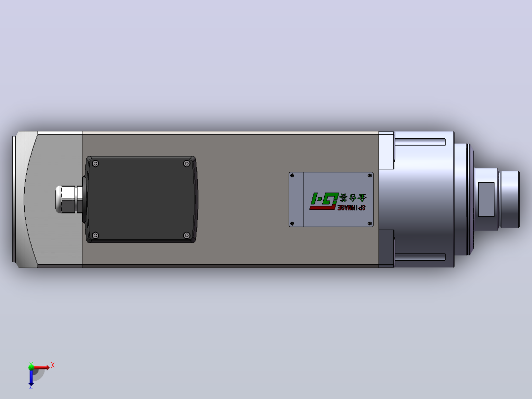 JTH6068D-ER40（重载）雕刻钻铣主轴[JTH6068D-S06P5.50-ER40]俯视图