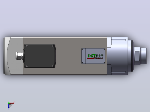 JTH6068D-ER40（重载）雕刻钻铣主轴[JTH6068D-S06P5.50-ER40]俯视缩略图