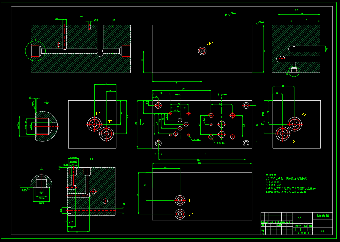 冲床液压机专用液压系统（CAD+说明书）