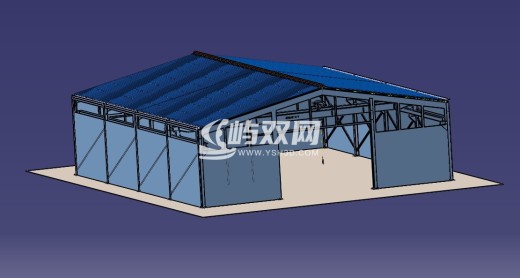 20x24米钢结构车间结构缩略图