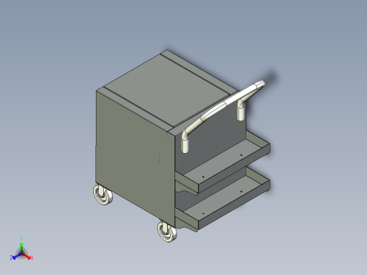 双层工具箱(手推式)