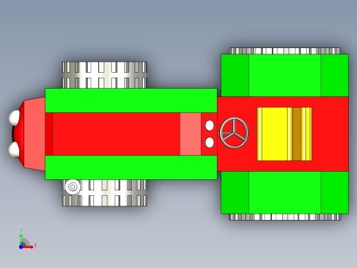 拖拉机图纸前视缩略图