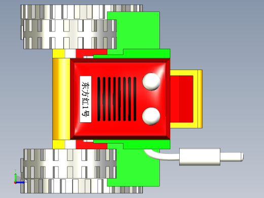 拖拉机图纸左视缩略图