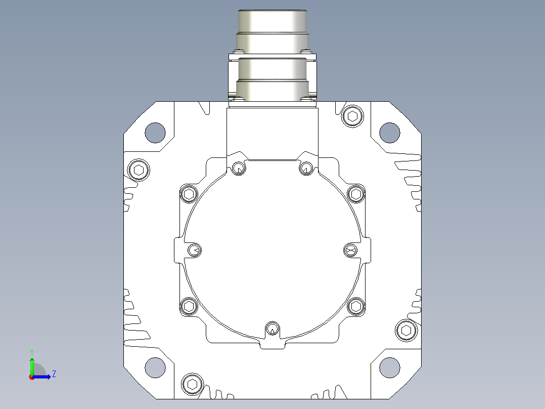 松下电机-MATSUSHITA_MHMF102L1C62JL10左视图