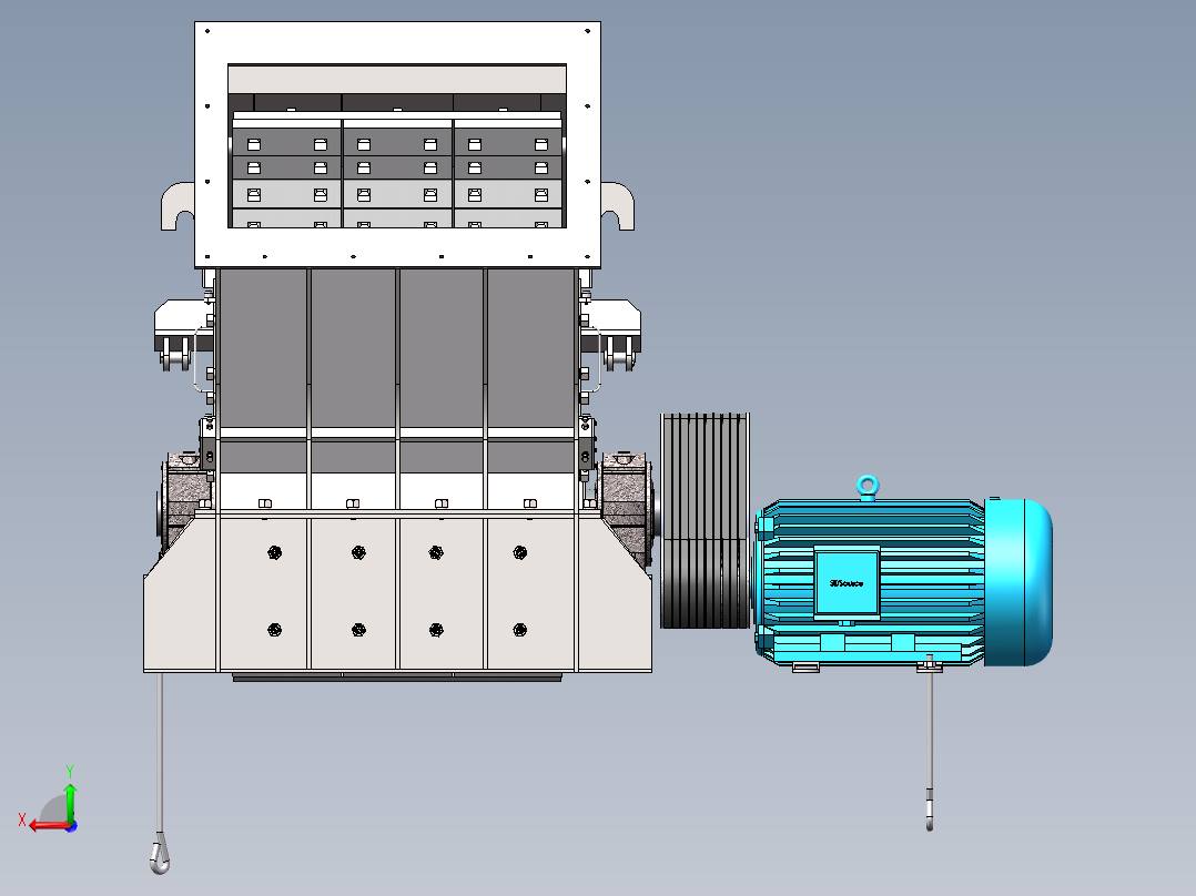 基于SW的PF1315反击式破碎机的设计100后视图