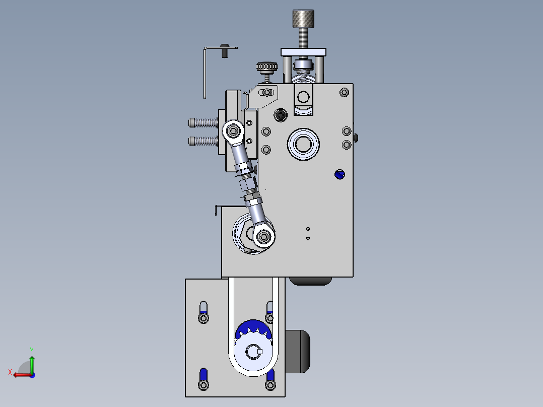 WQ300G切片机左视图