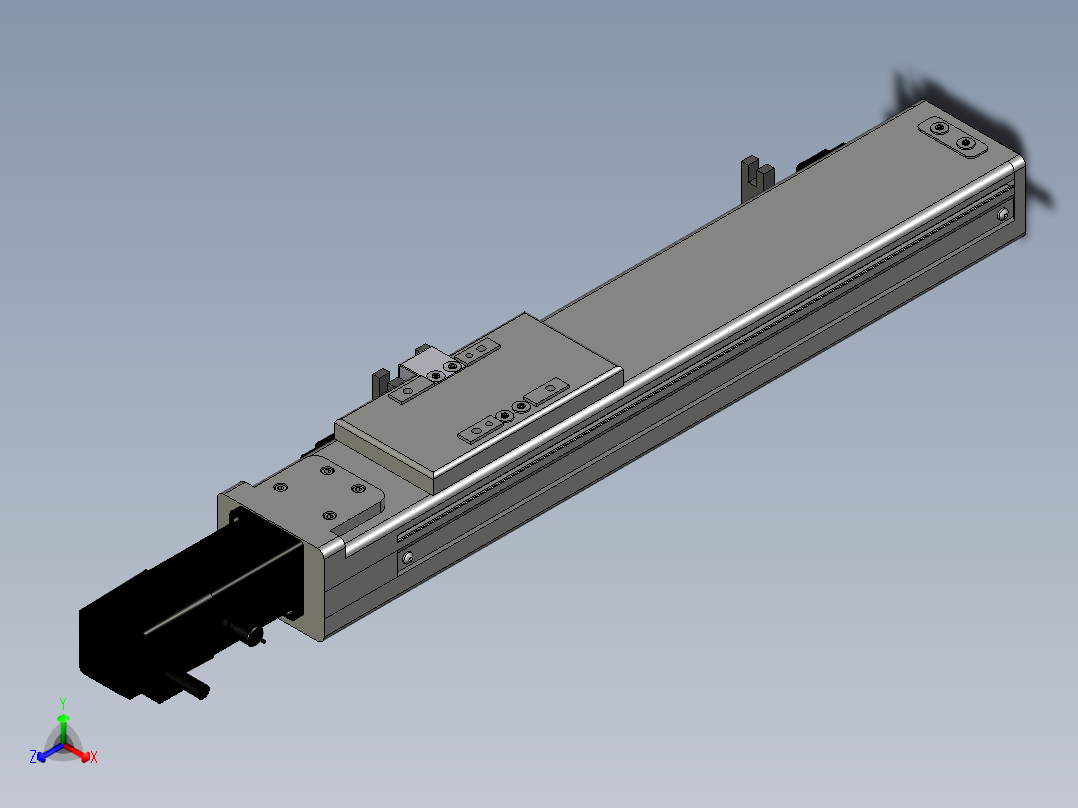 Toyo东佑达直线模组-ECH6-200-BC-反正等轴测图