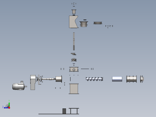 曹答-真空挤出机