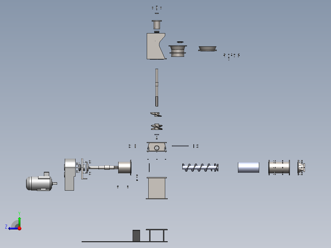 曹答-真空挤出机右视图